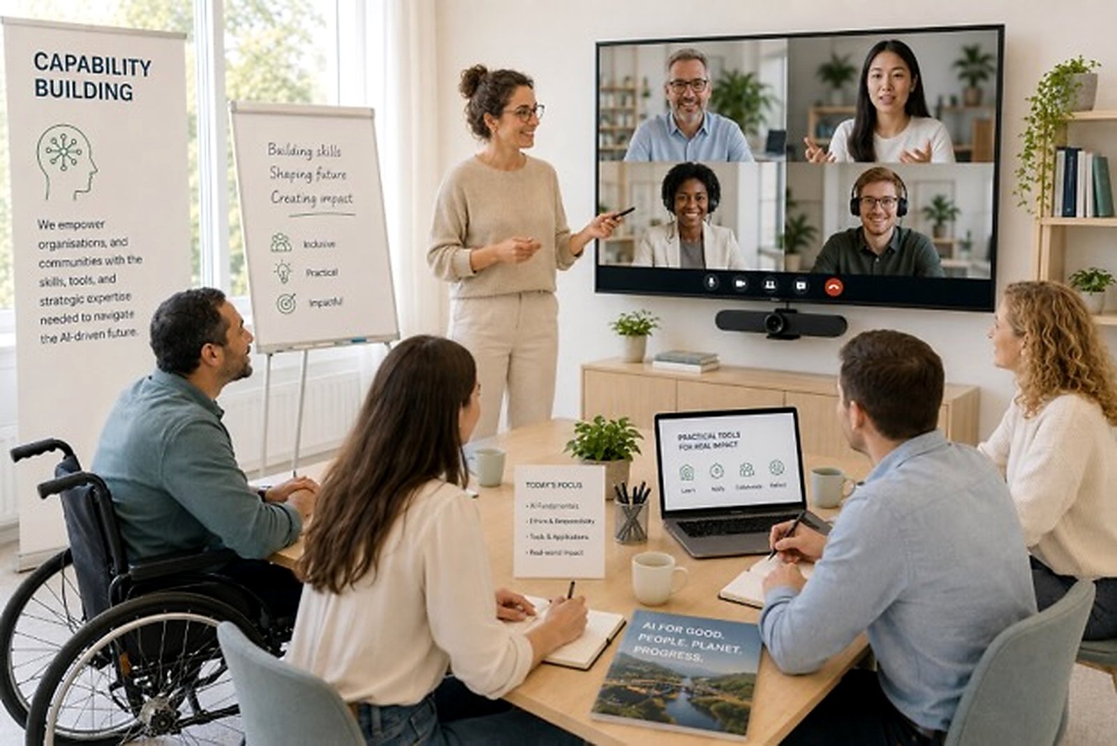 AIforAll Global capability building — training, workshops, upskilling, and community