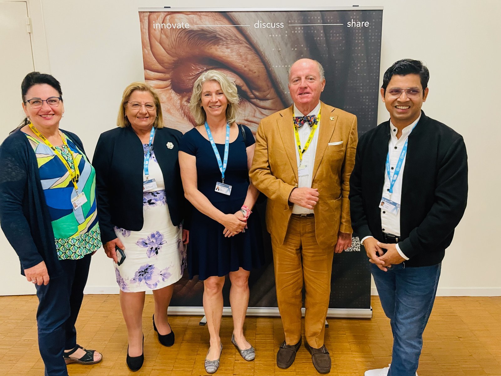 AIforAll team at an international AI dialogue