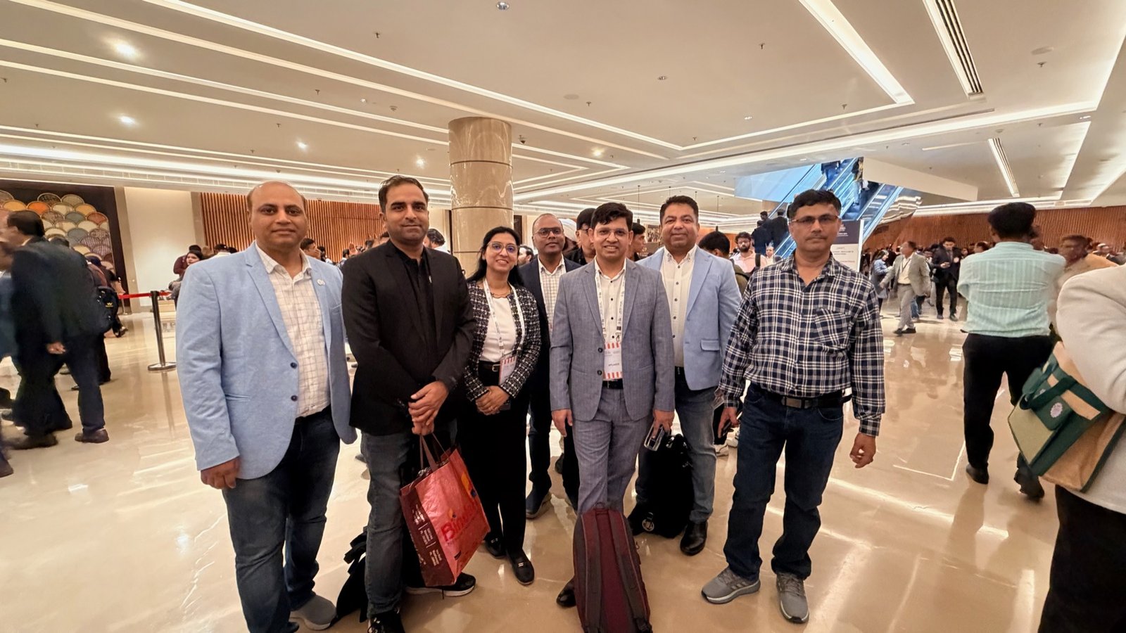 AIforAll team at the AI Impact Summit, Delhi
